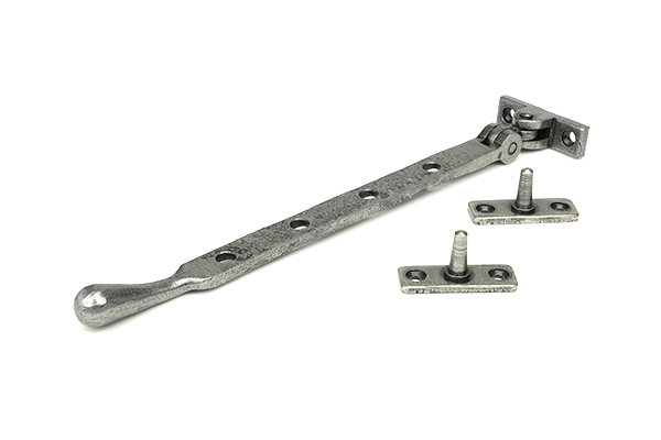 pewter 10" peardrop stay
