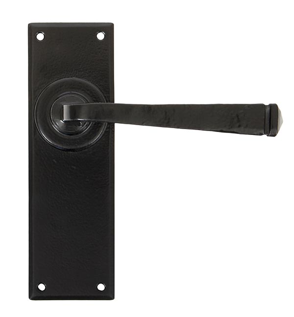 black avon lever latch set
