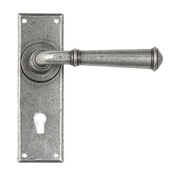 pewter regency lever lock set