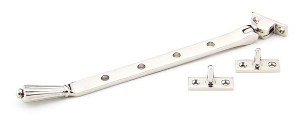 polished nickel 10" hinton stay