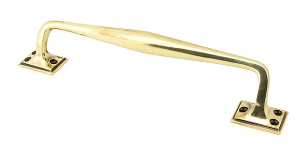 aged brass 300mm art deco pull handle