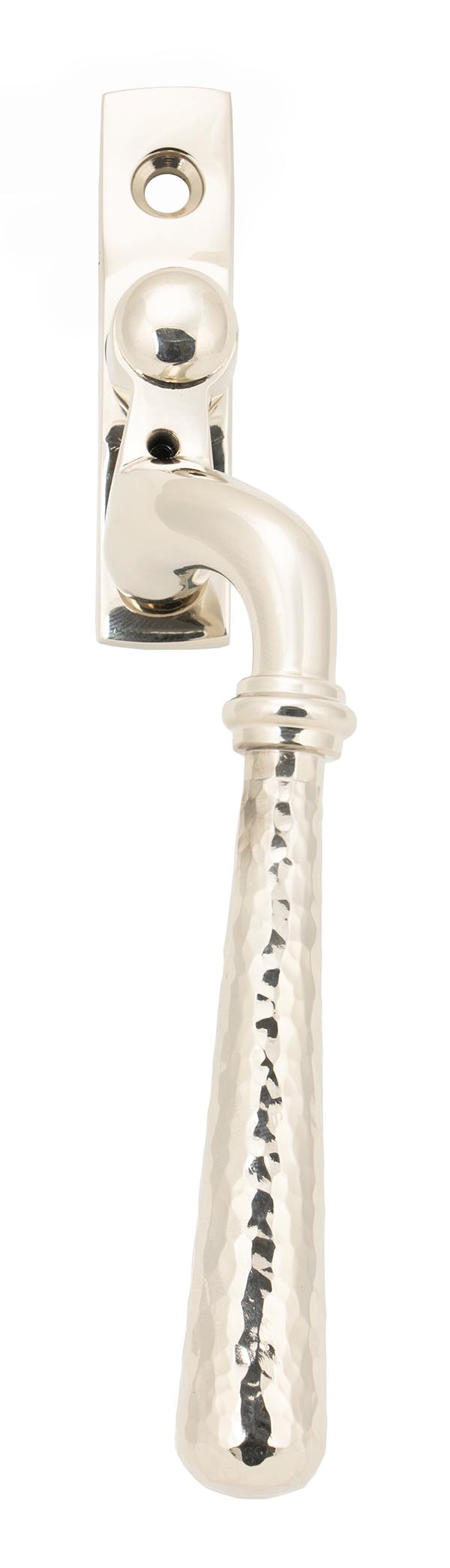 polished nickel hammered newbury espag rh