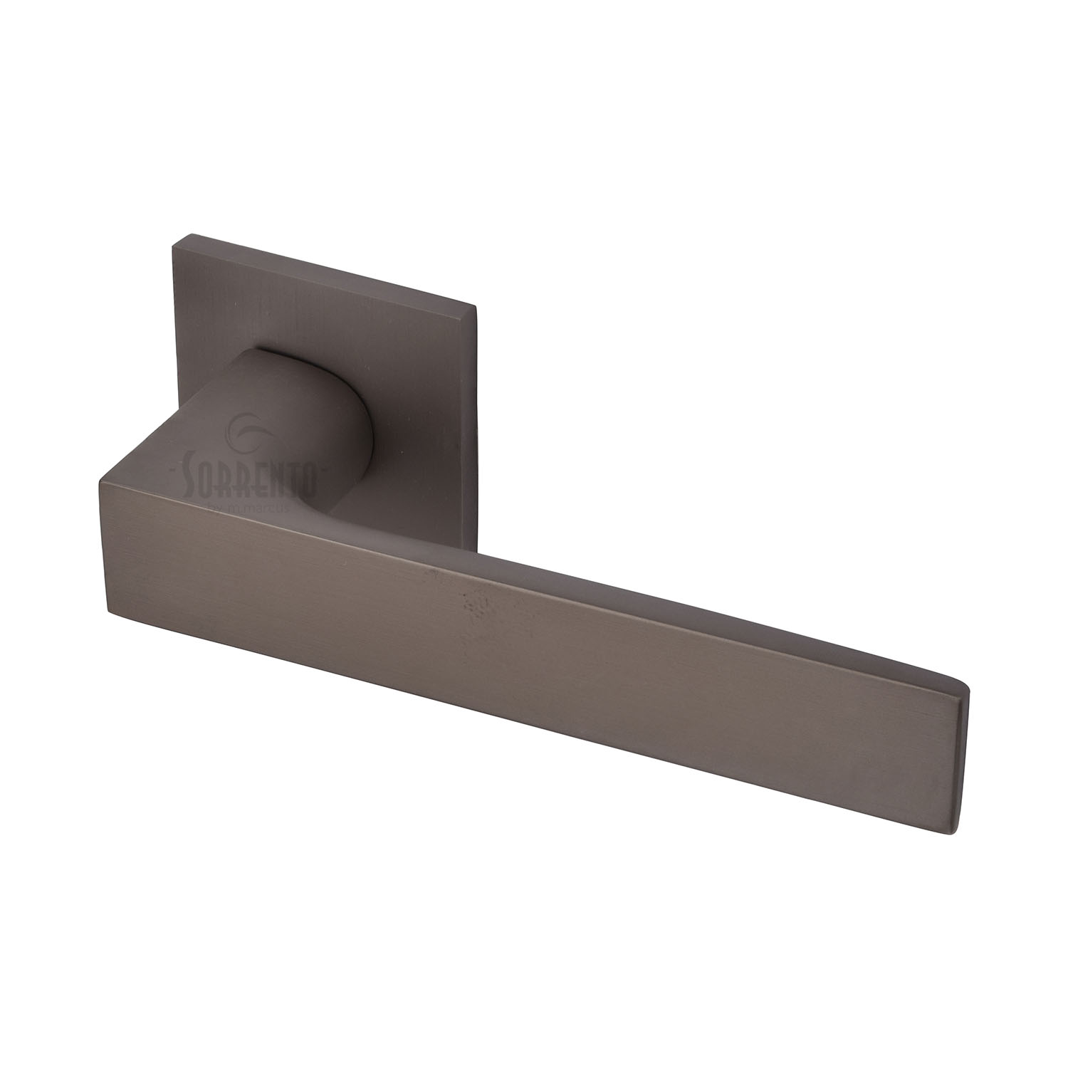Barcelona Door Handle on Square Rose - 5M-3950-Q-141