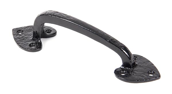 black cast 8" gothic pull handle