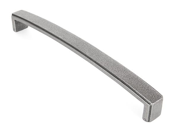 natural smooth 8�" ribbed pull handle