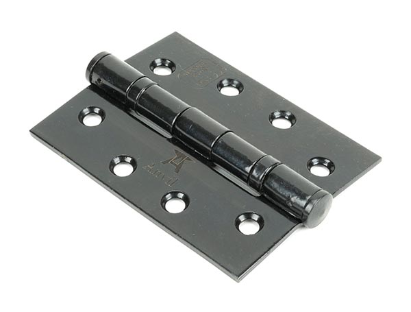 black 4" ball bearing butt hinge (pair) ss