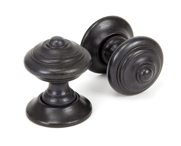 aged bronze elmore concealed mortice knob set