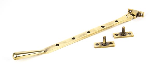 aged brass 12" newbury stay