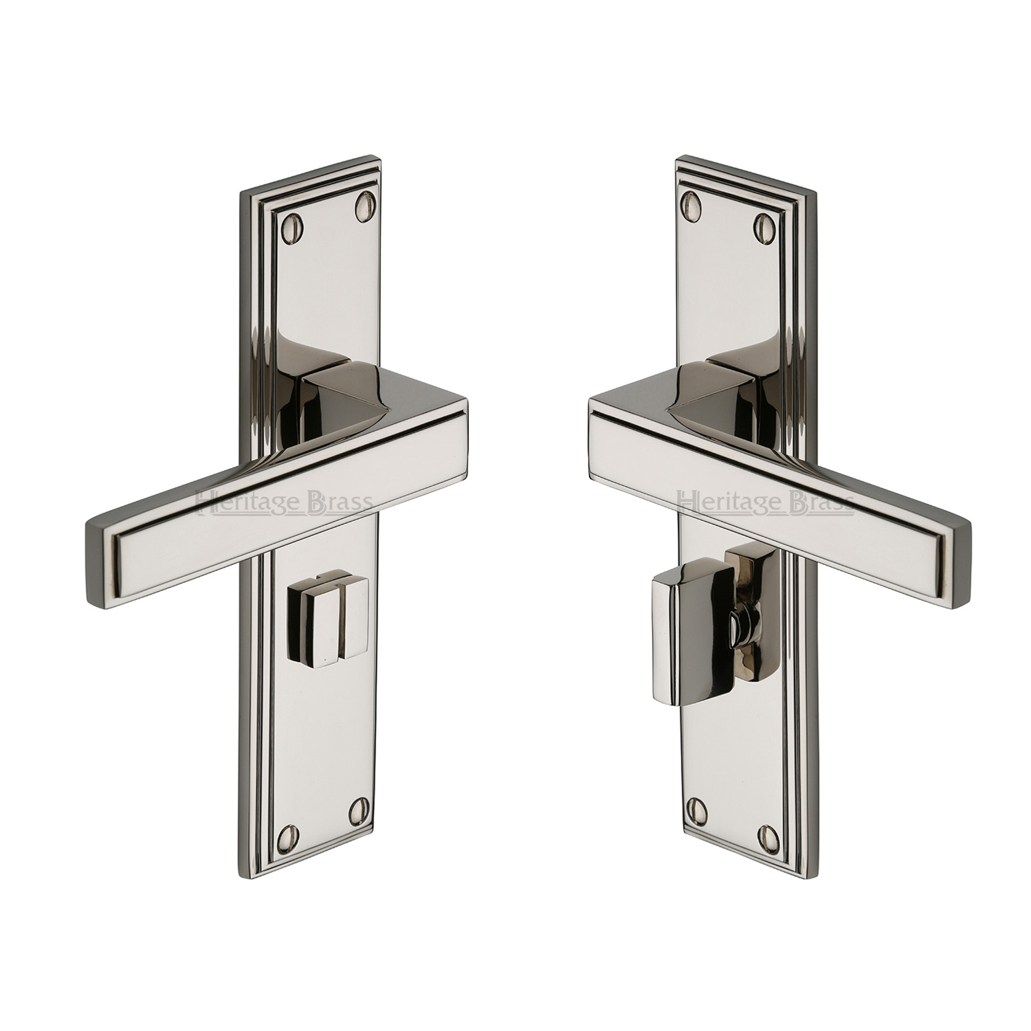 Atlantis Door Handle on Plate - ATL5730-PNF