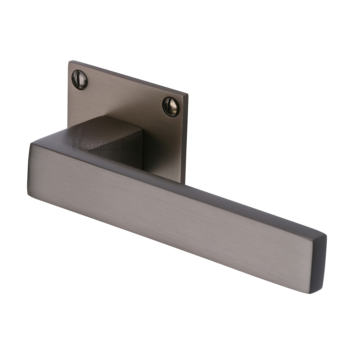 Delta BH Door Handle on Square Rose - BAU1928-MB