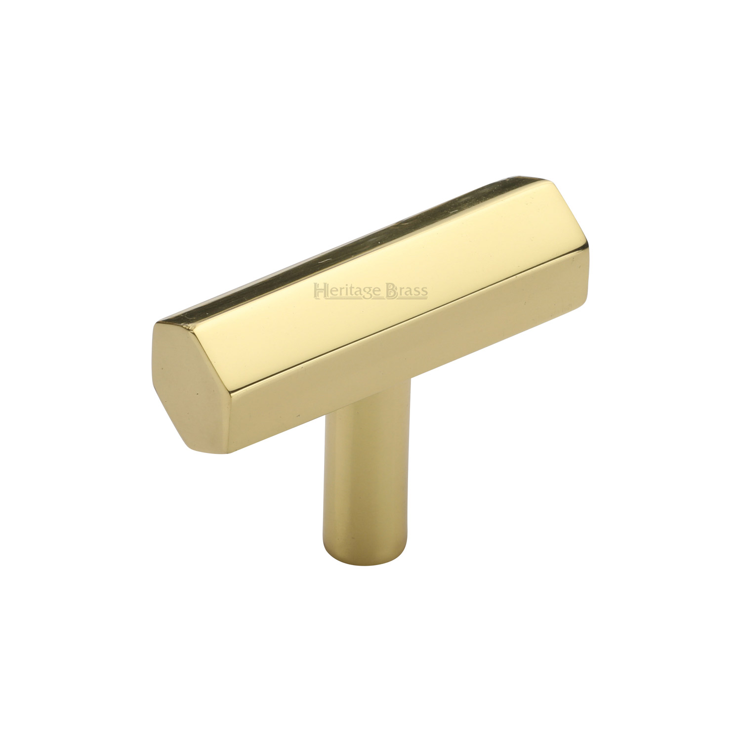 Hexagon T-Bar Cabinet Knob - C2235-PB