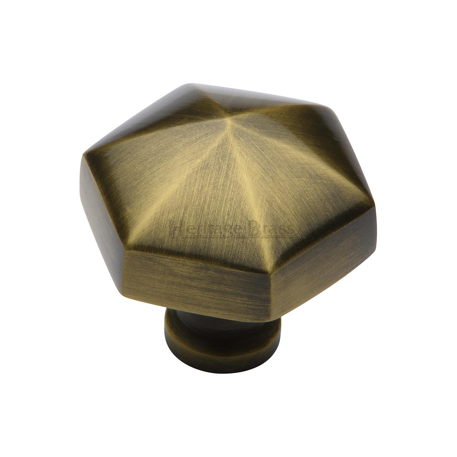 Classic Hexagon Cabinet Knob - C2238-AT