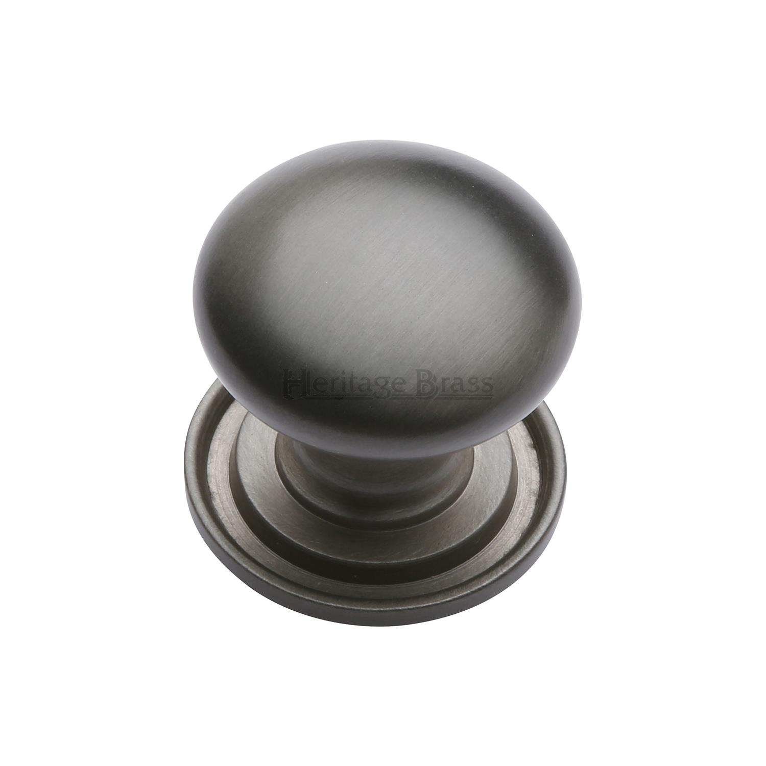 Victorian Round Cabinet Knob with Base - C2240 32-MB