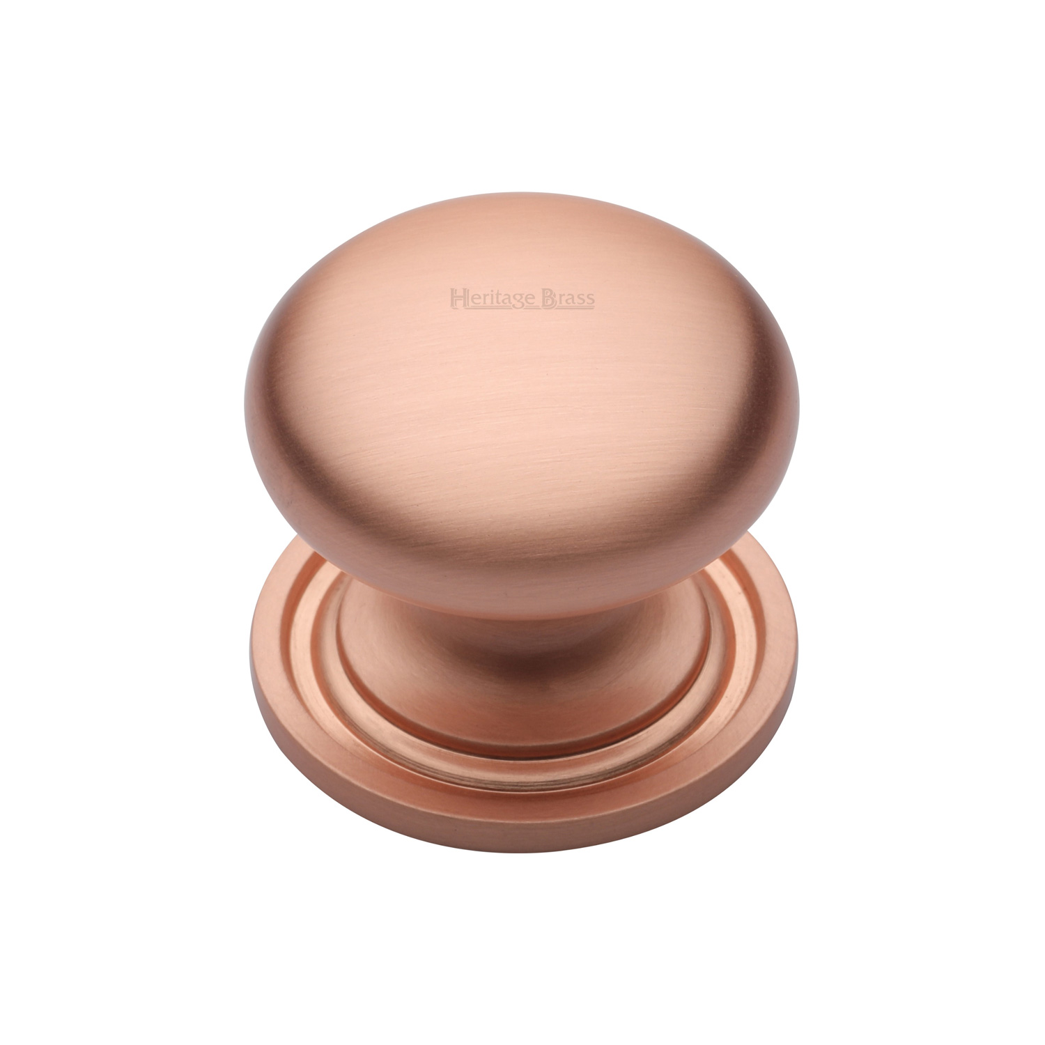 Victorian Round Cabinet Knob with Base - C2240 32-SRG