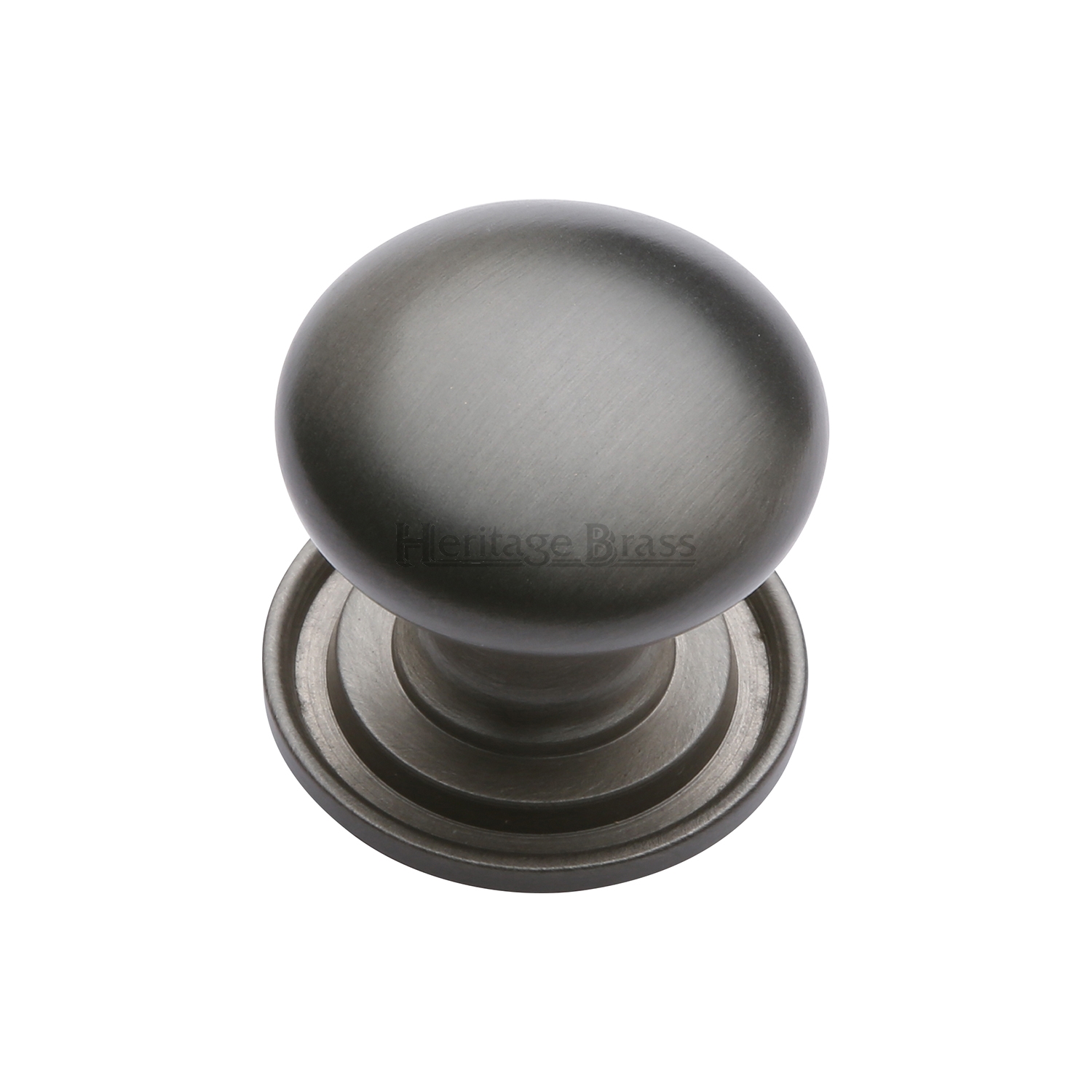 Victorian Round Cabinet Knob with Base - C2240 38-MB