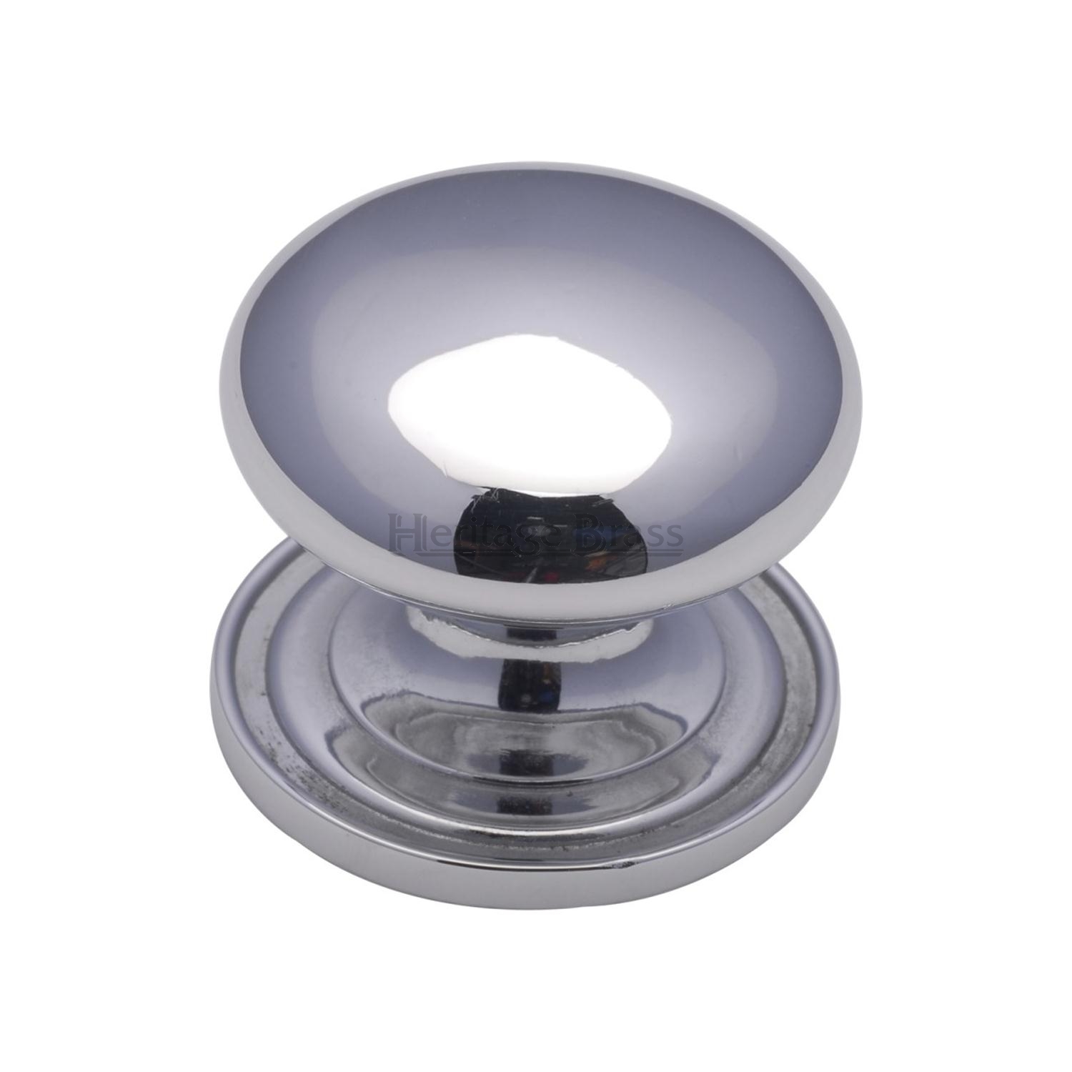 Victorian Round Cabinet Knob with Base - C2240 48-PC