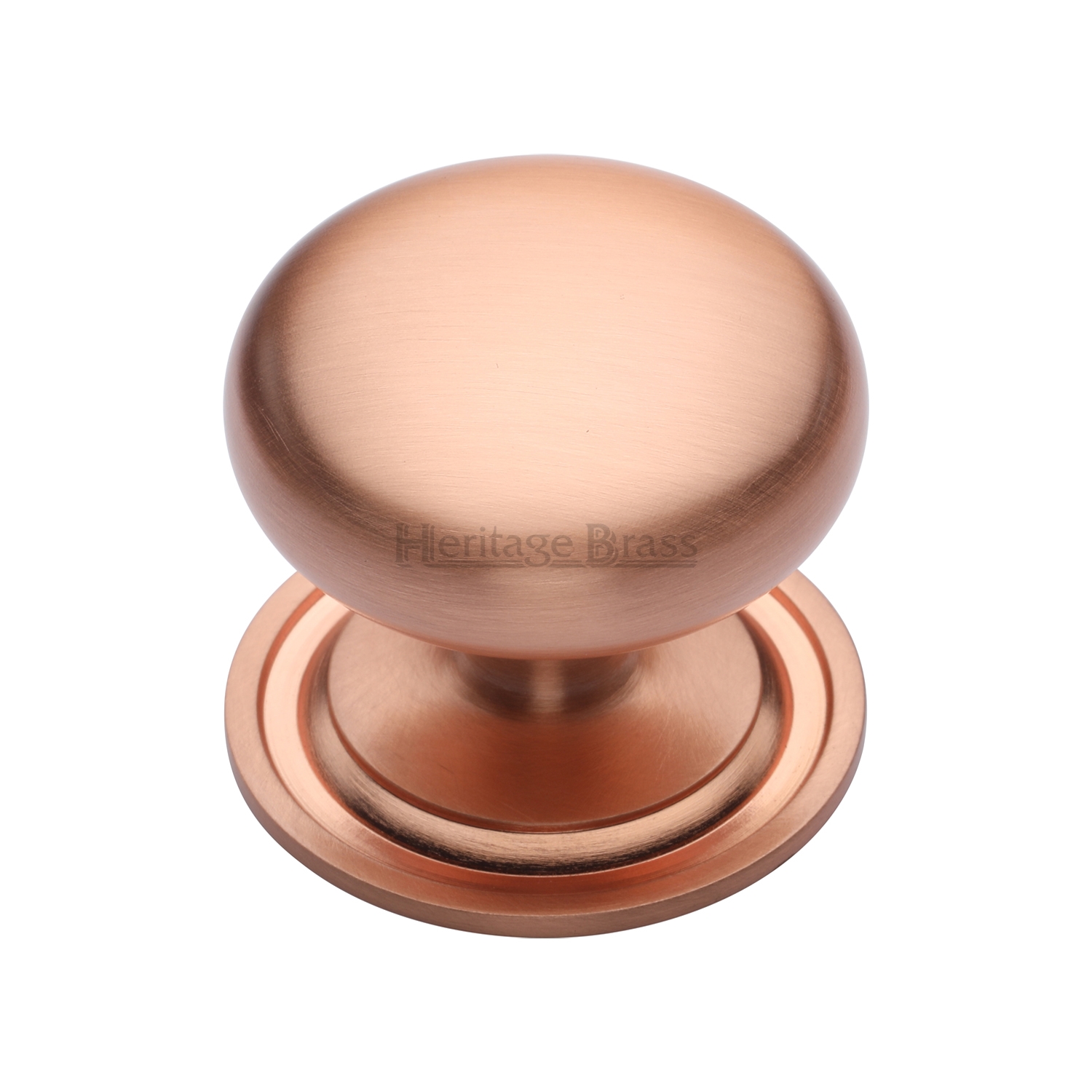 Victorian Round Cabinet Knob with Base - C2240 48-SRG