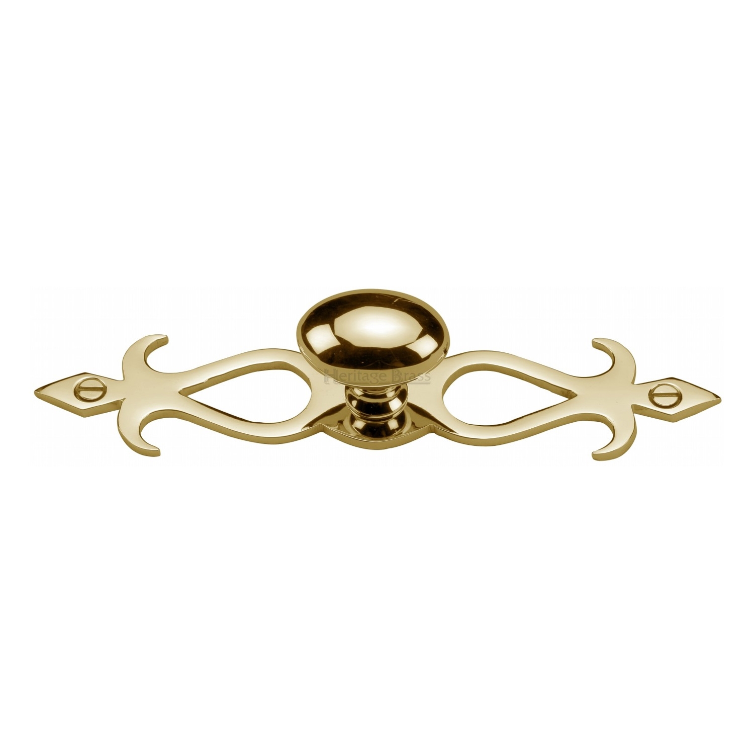 Oval Cabinet Knob with Backplate - C3072 32-PB