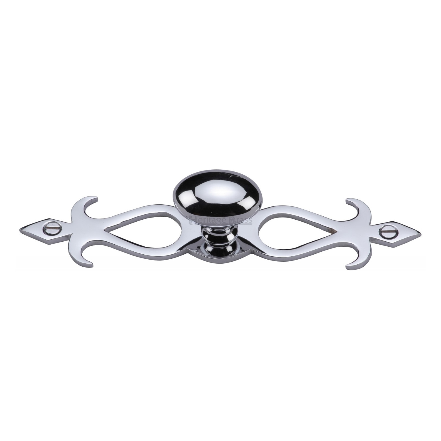 Oval Cabinet Knob with Backplate - C3072 32-PC