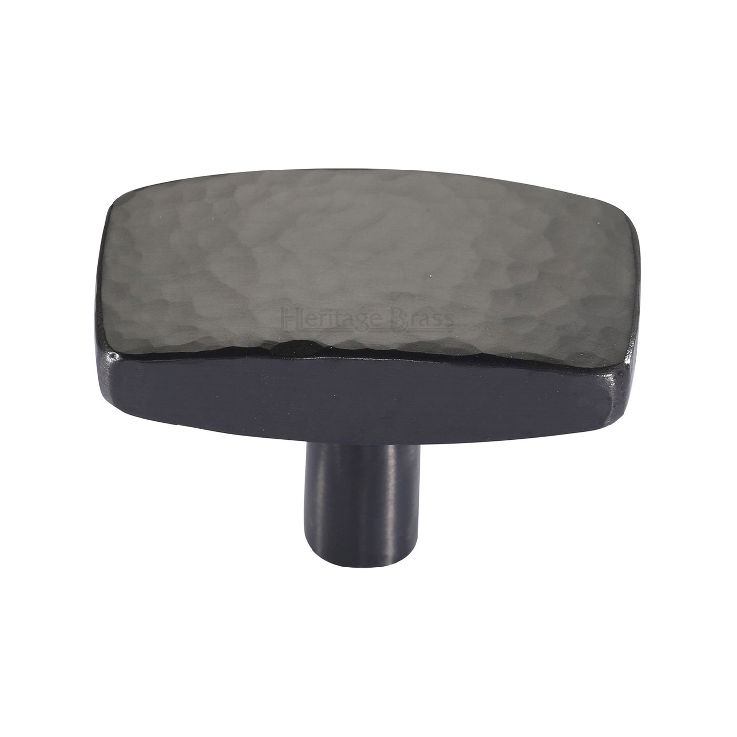 Rectangular Hammered Cabinet Knob - C3386 47-MB