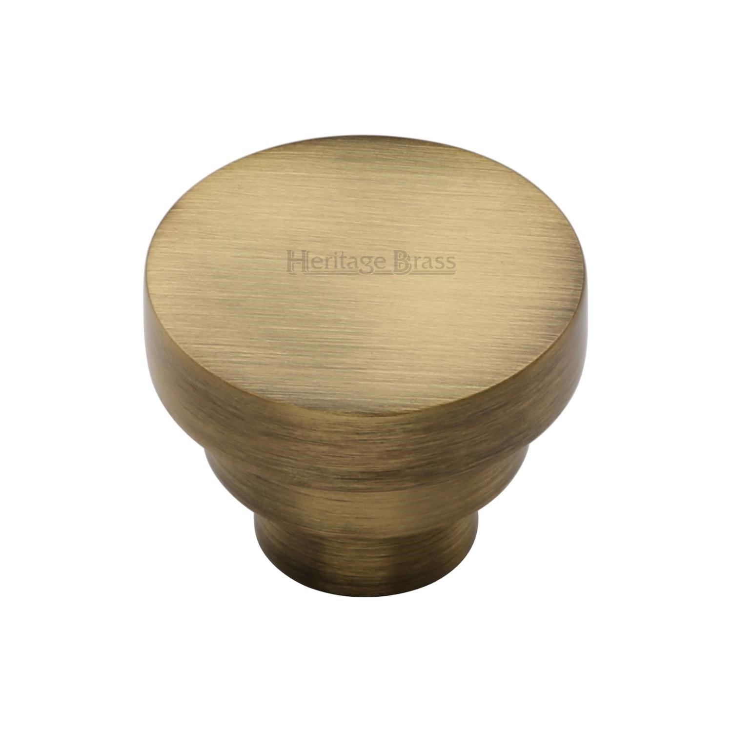 Round Stepped Cabinet Knob - C3624 32-AT