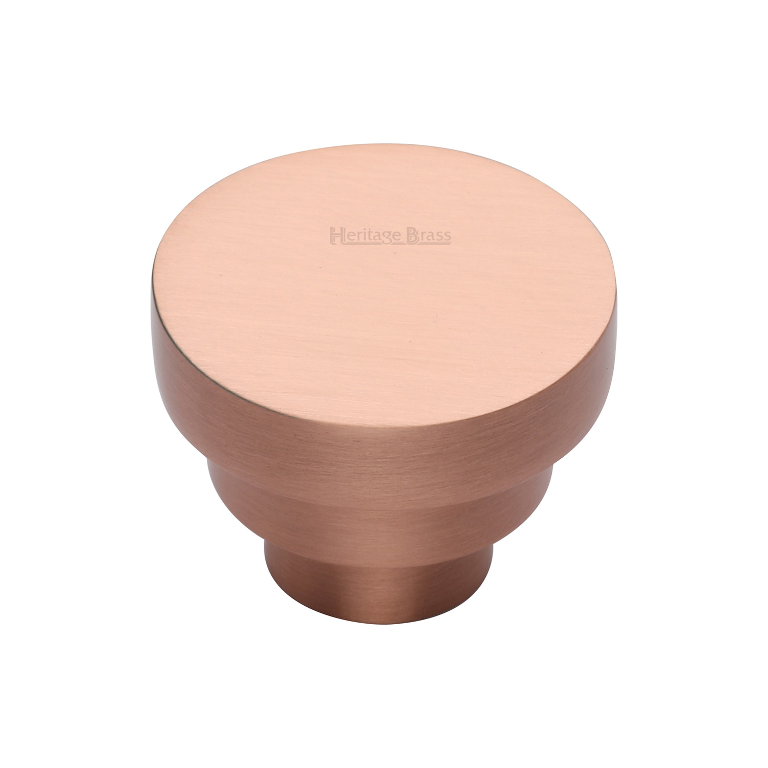Round Stepped Cabinet Knob - C3624 32-SRG