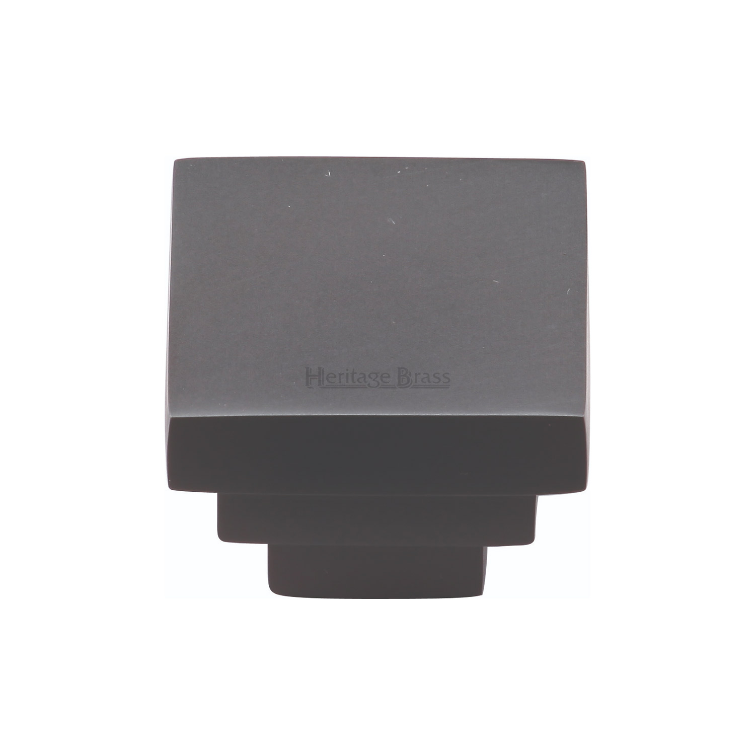 Square Stepped Cabinet Knob - C3672 32-BKMT