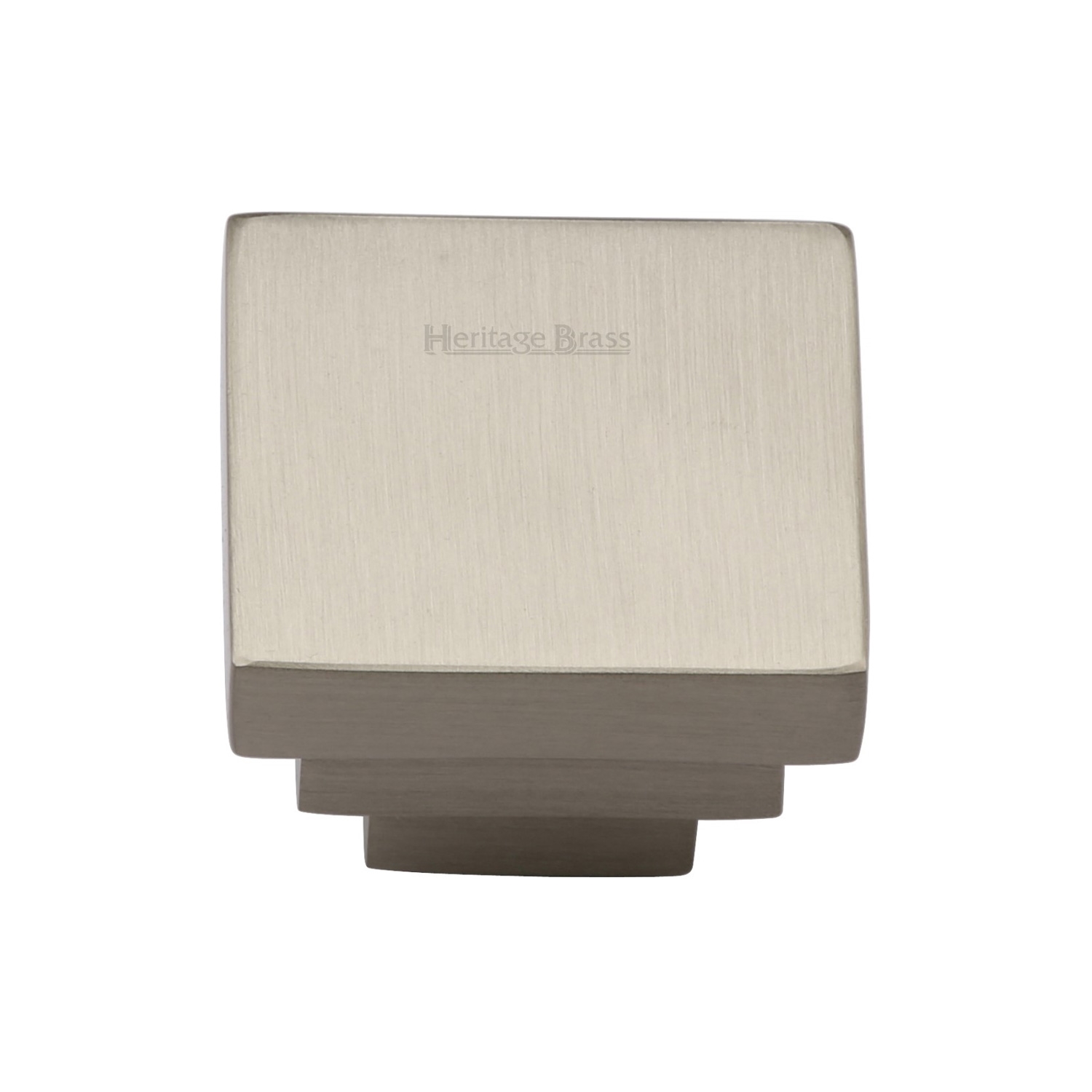 Square Stepped Cabinet Knob - C3672 32-SN