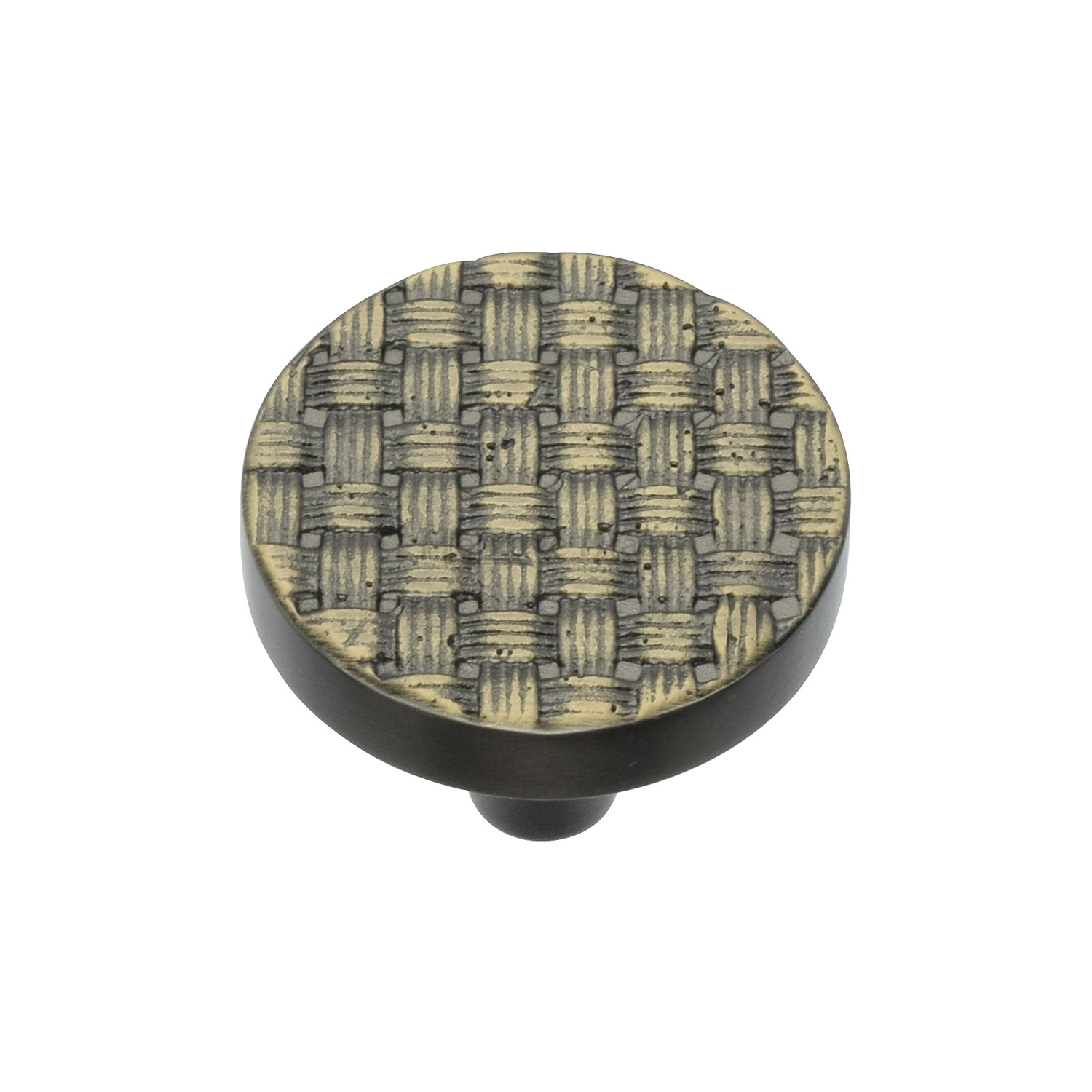 Round Weave Cabinet Knob - C3675 32-AB