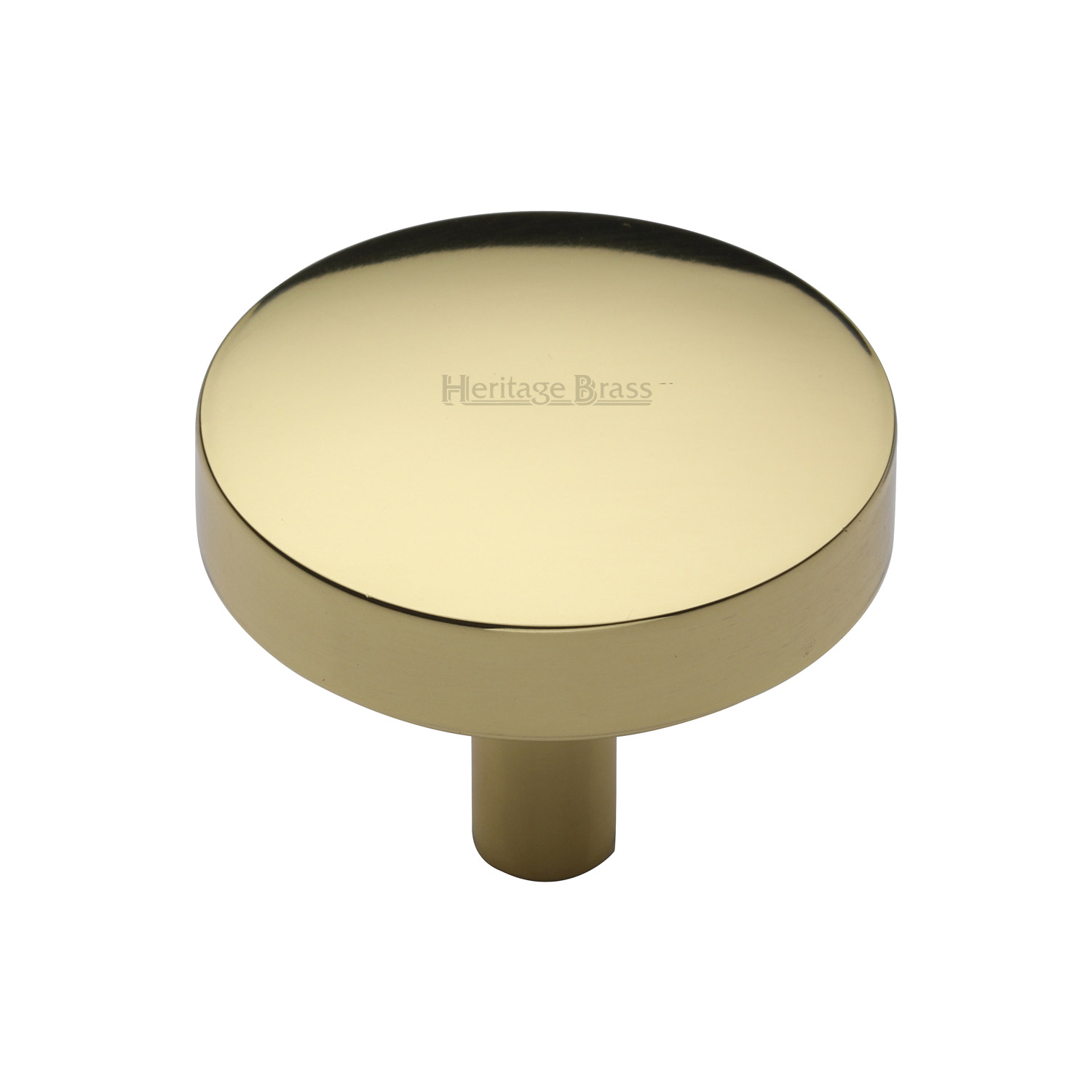 Domed Disc Cabinet Knob - C3875 38-PB