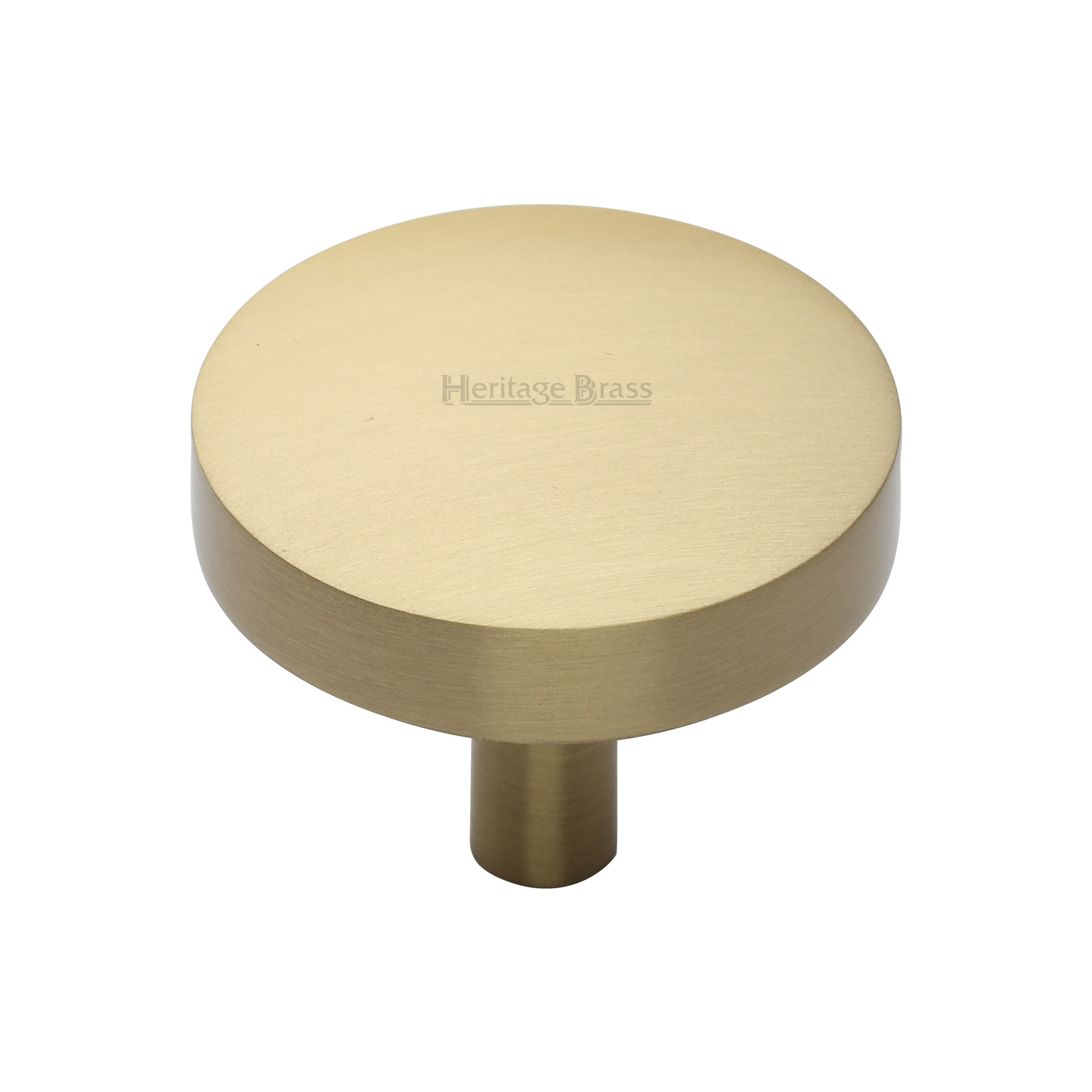 Domed Disc Cabinet Knob - C3875 38-SB