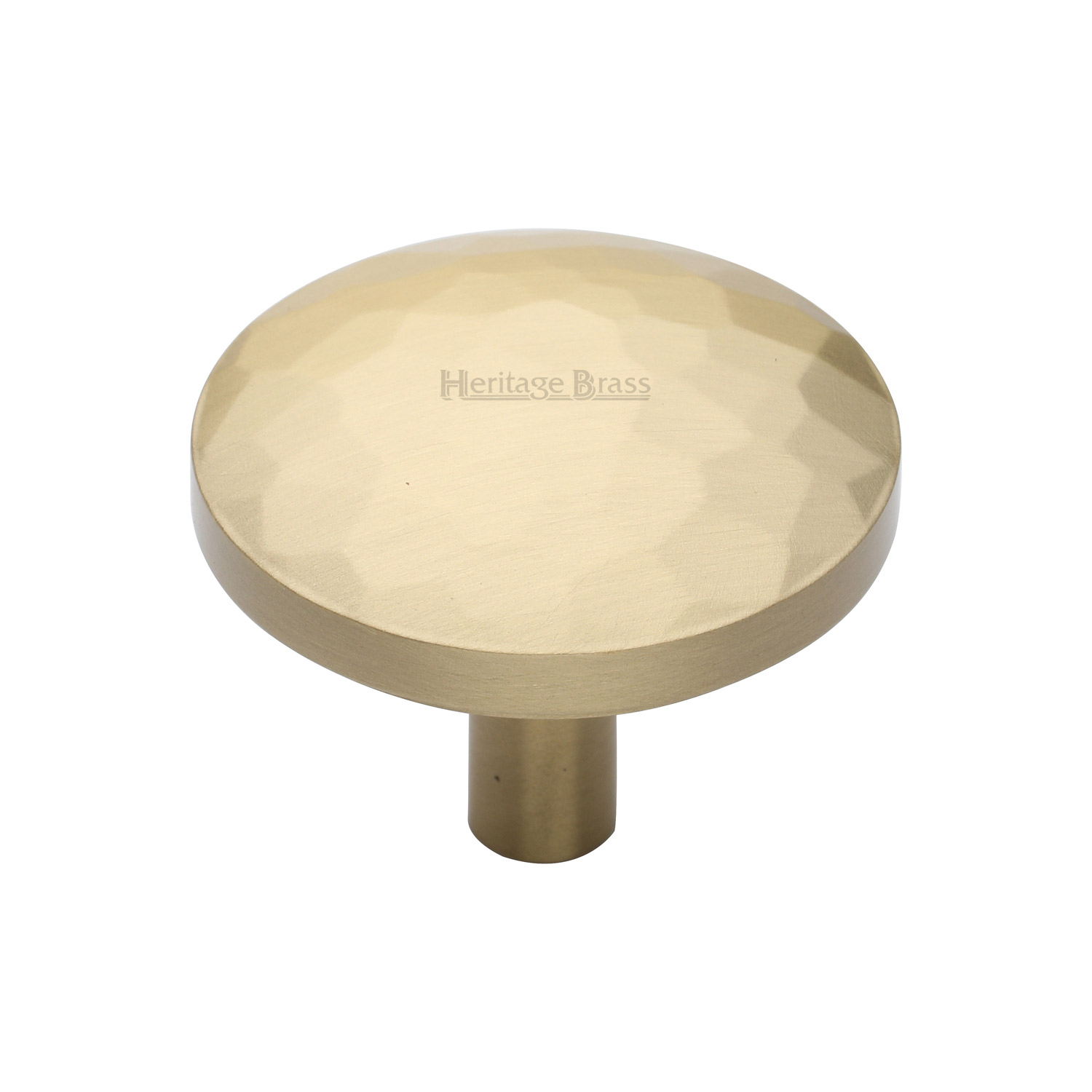 Round Hammered Cabinet Knob - C3877 38-SB