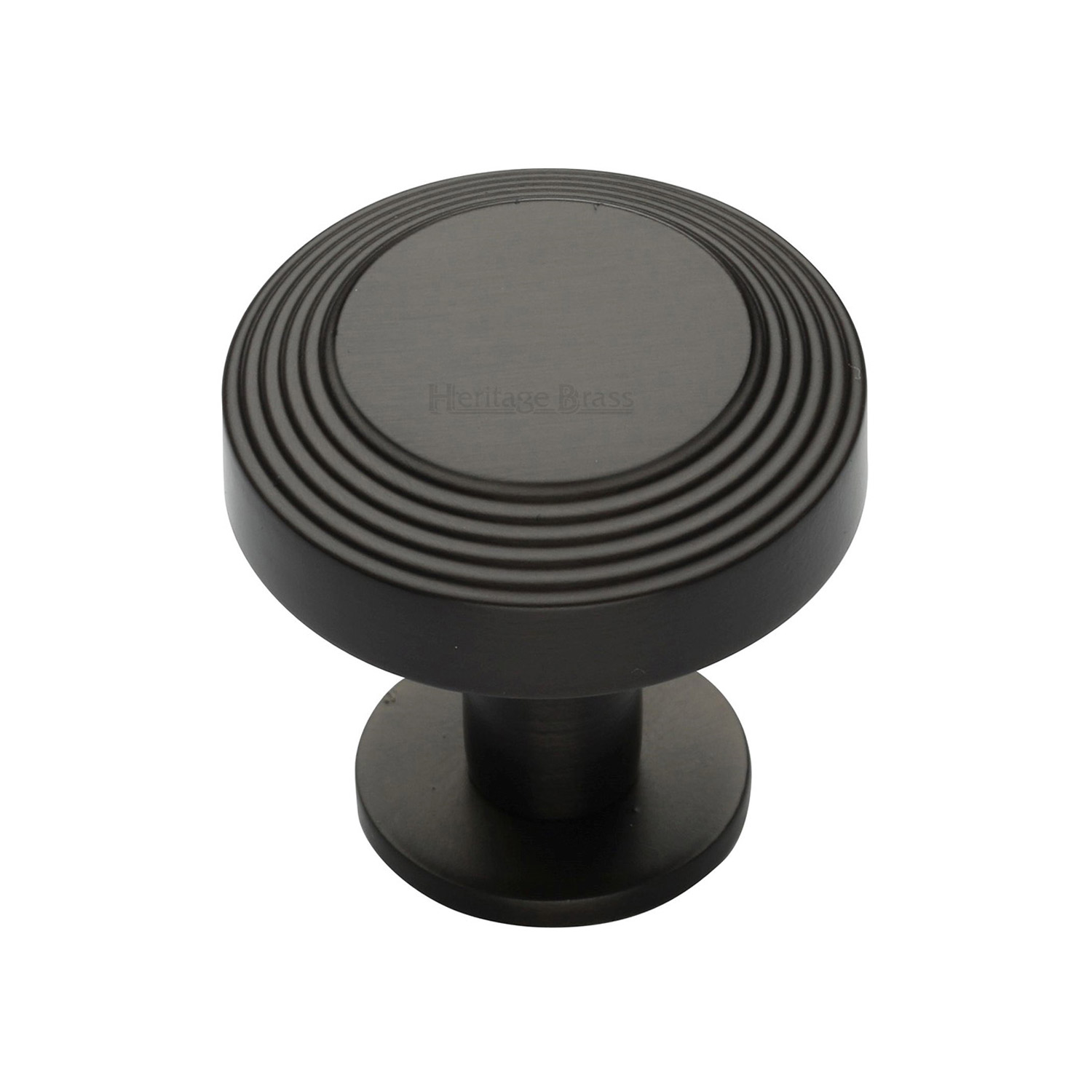 Ridge Cabinet Knob with Rose - C3958 32-MB