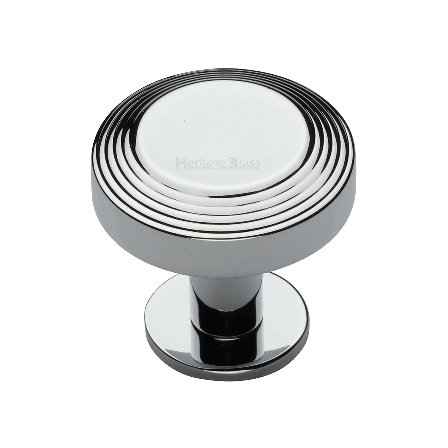 Ridge Cabinet Knob with Rose - C3958 32-PC