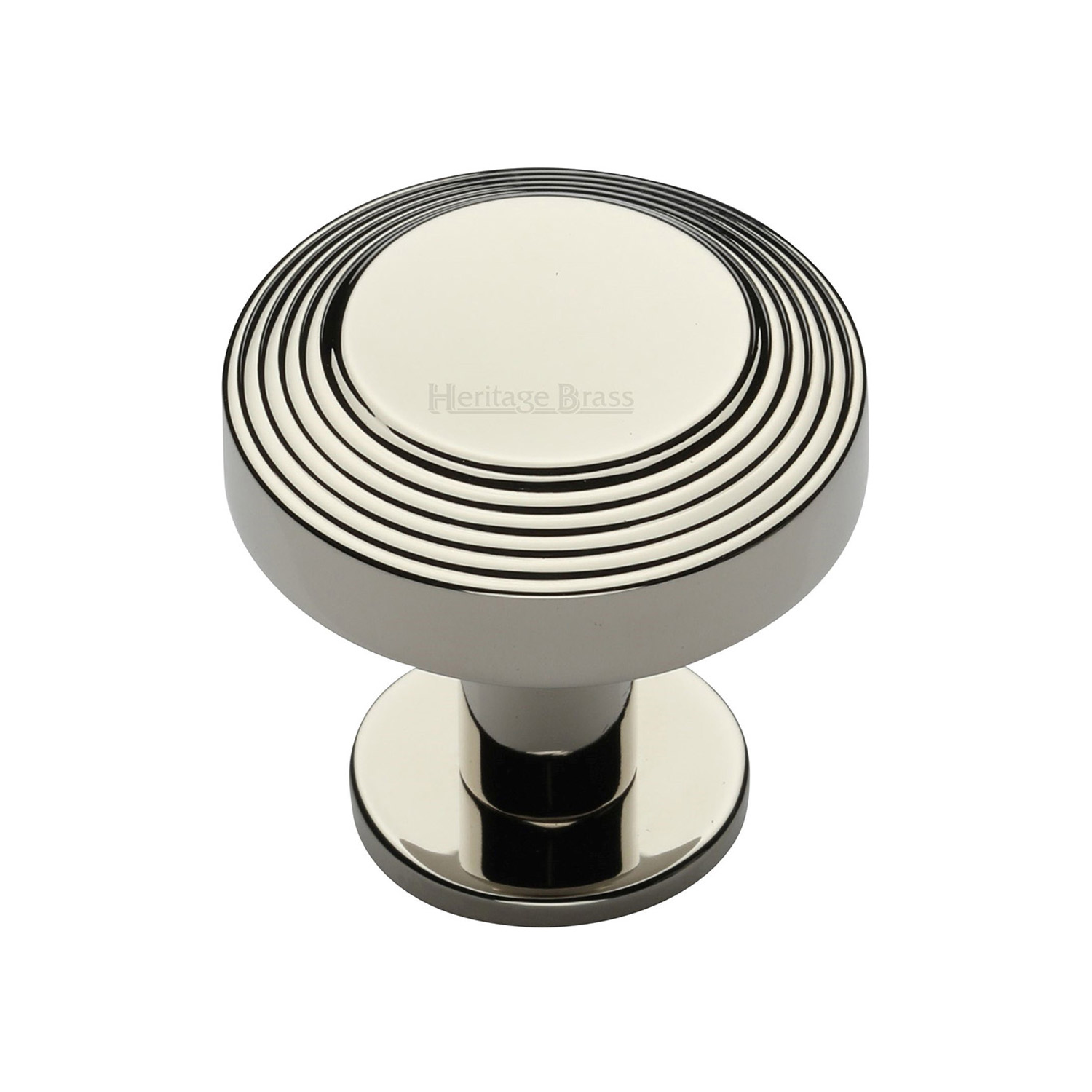Ridge Cabinet Knob with Rose - C3958 32-PNF