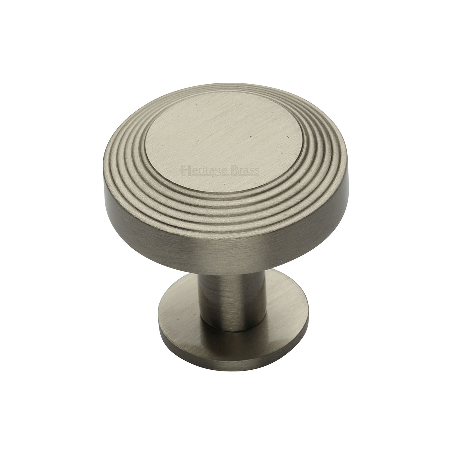 Ridge Cabinet Knob with Rose - C3958 32-SN