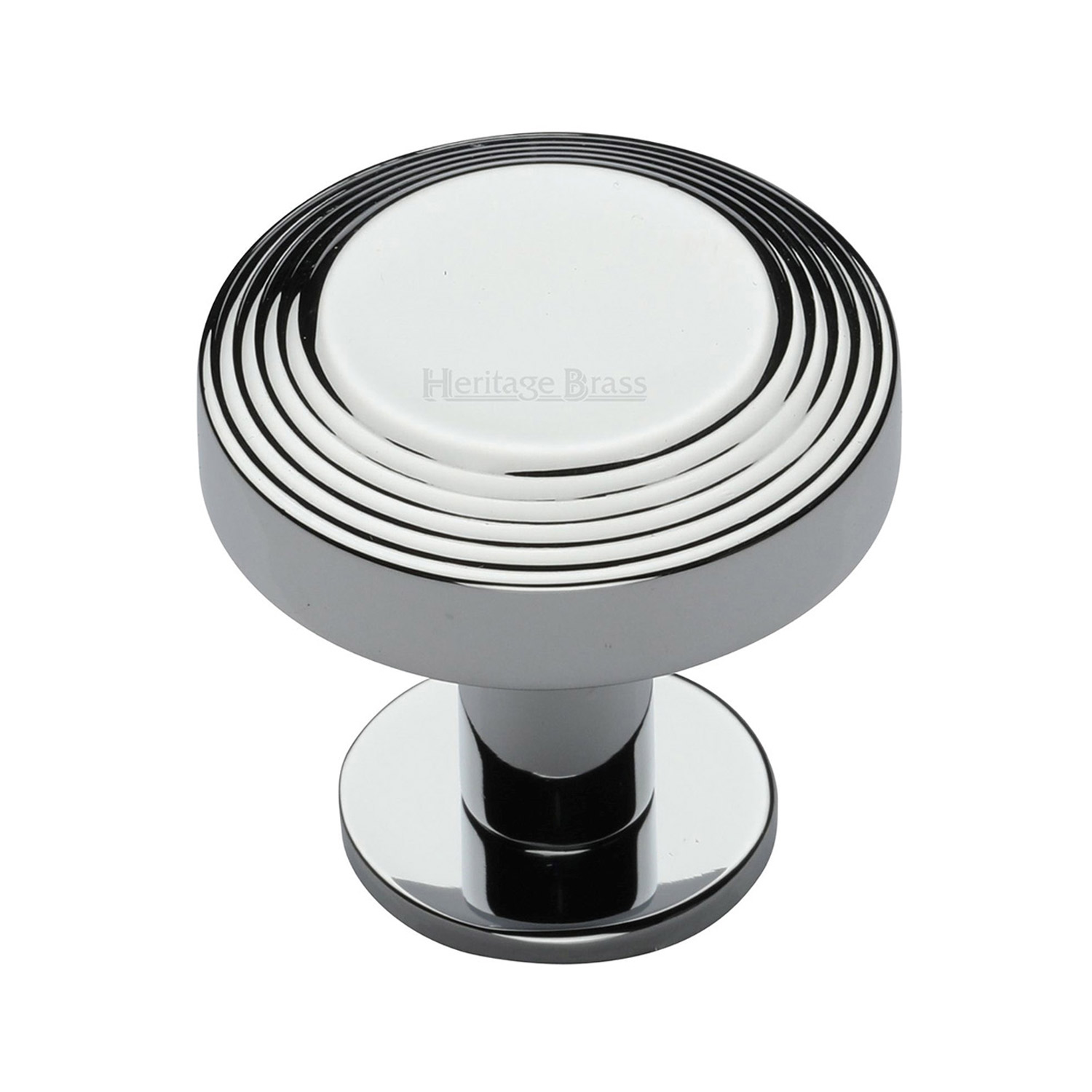 Ridge Cabinet Knob with Rose - C3958 38-PC