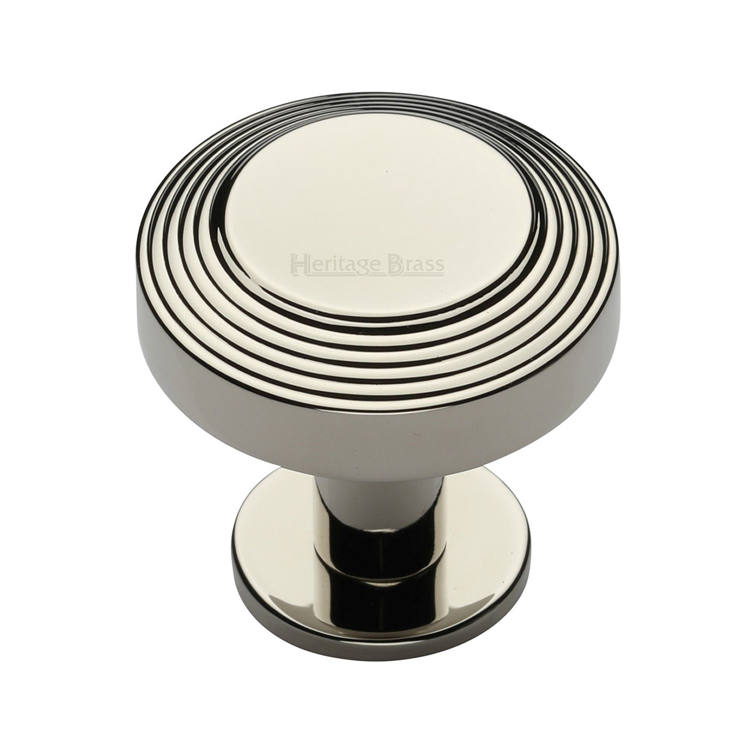 Ridge Cabinet Knob with Rose - C3958 38-PNF