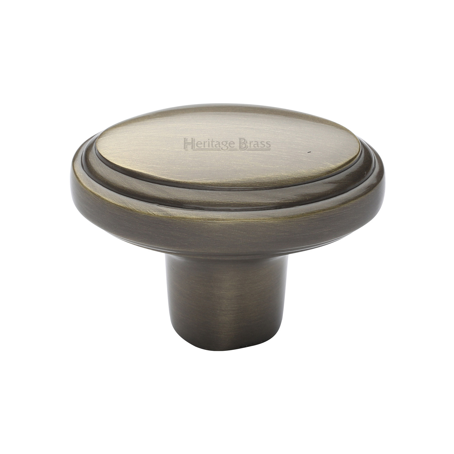 Stepped Oval Cabinet Knob - C3975-AT