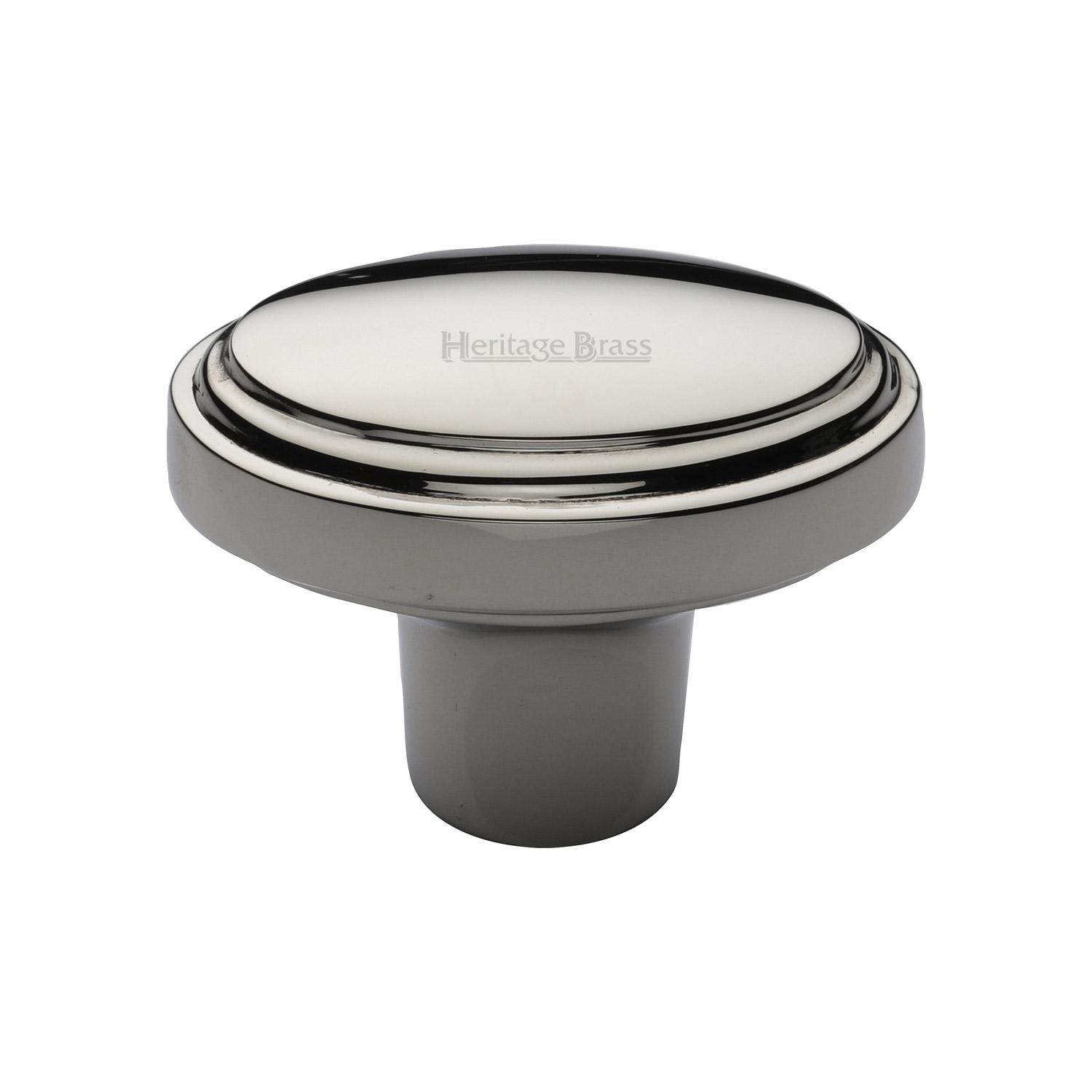 Stepped Oval Cabinet Knob - C3975-PNF