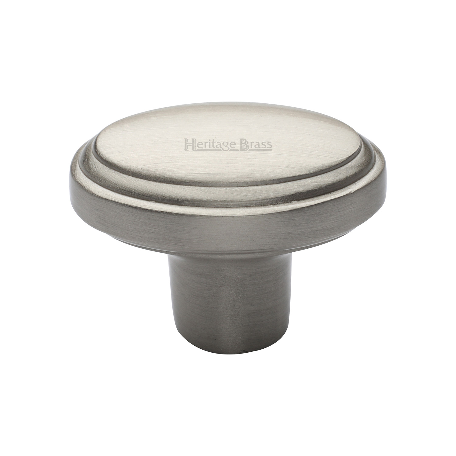 Stepped Oval Cabinet Knob - C3975-SN
