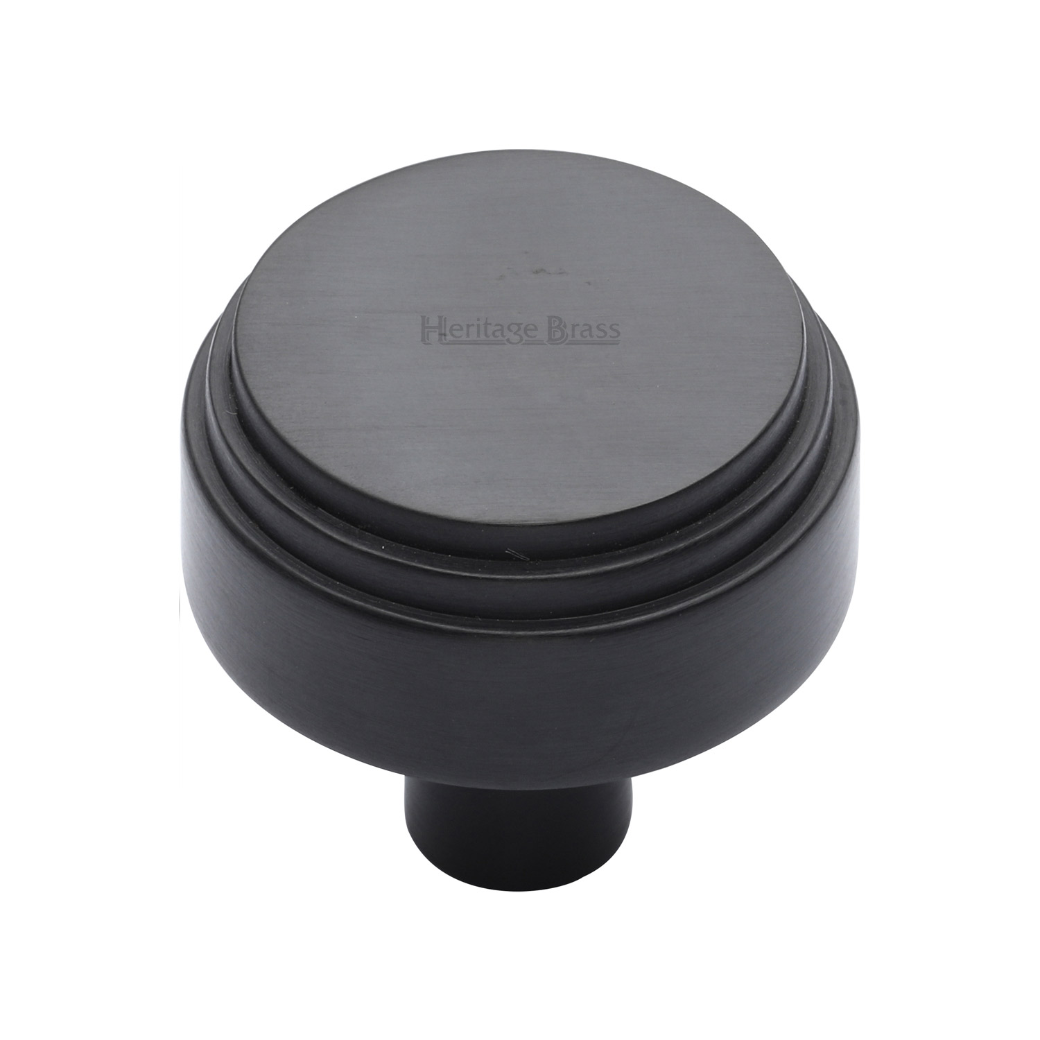 Round Deco Cabinet Knob - C3987 38-BKMT