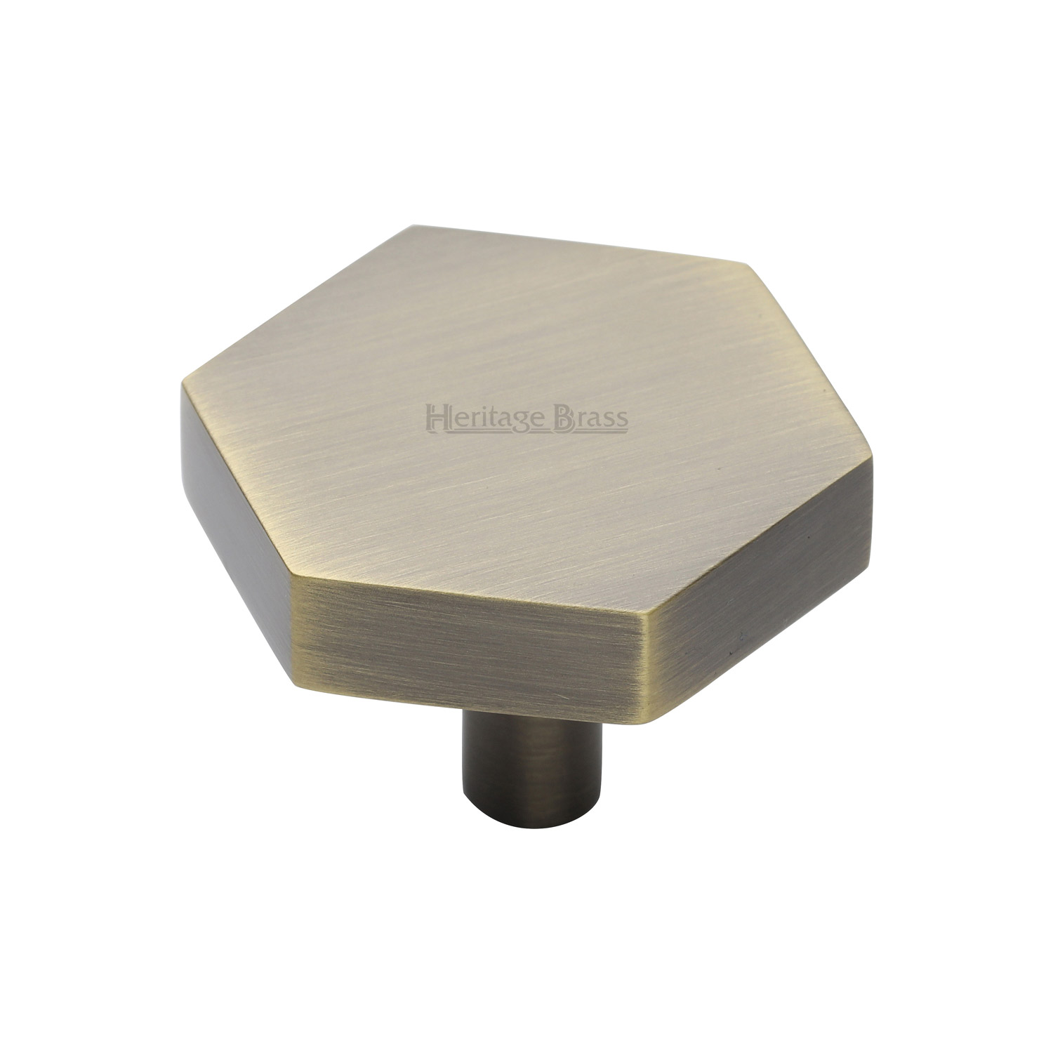 Hexagon Cabinet Knob - C4344 38-AT