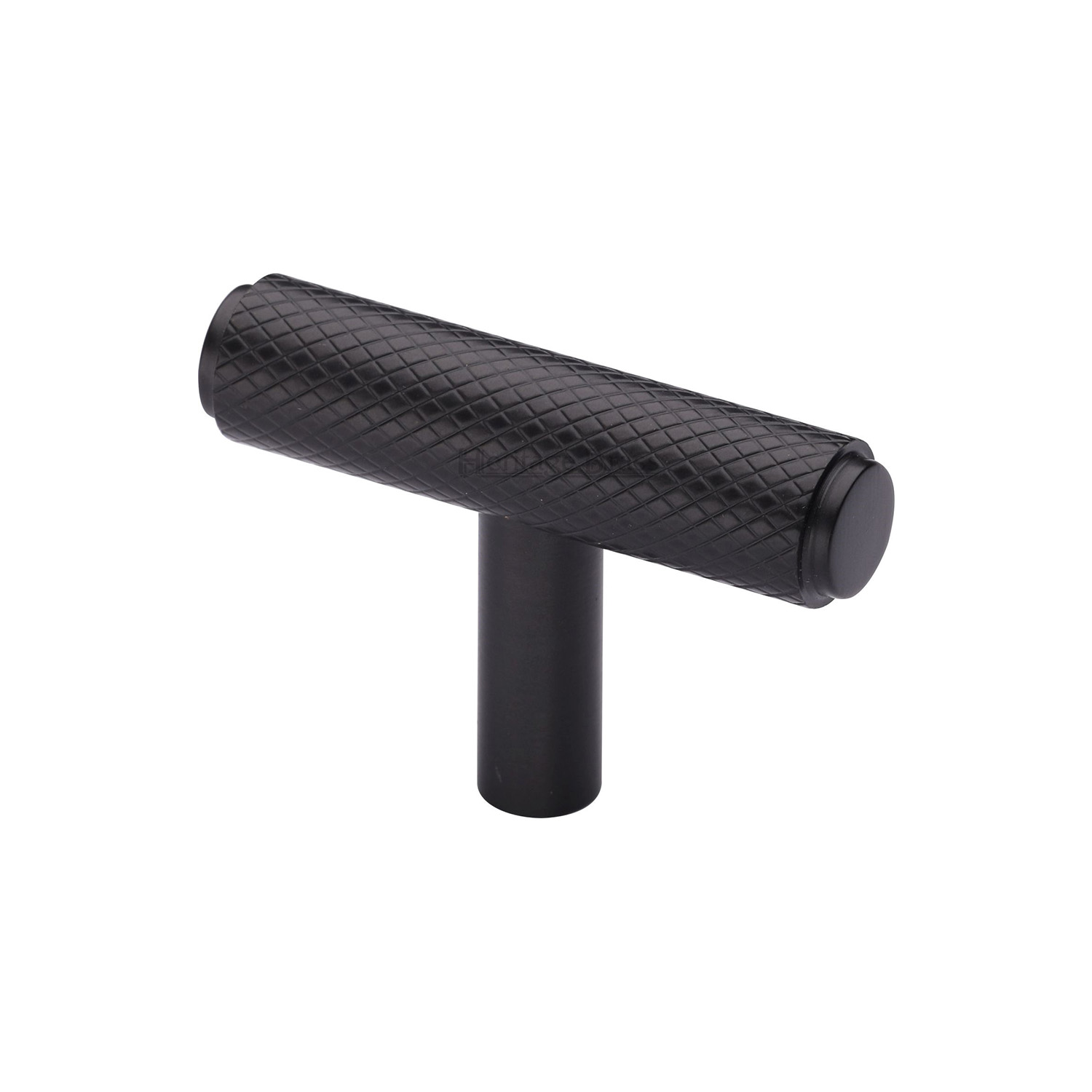 Knurled T-Bar Cabinet Knob - C4415-MB