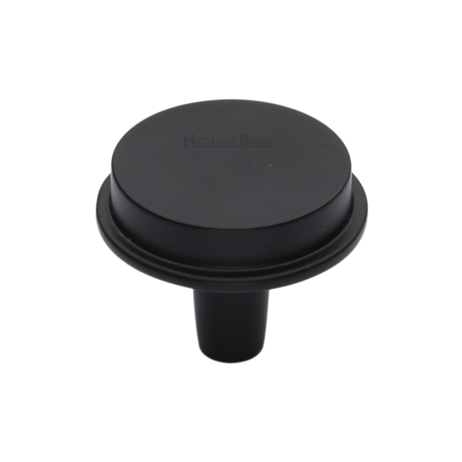 Flat Round Knob - C4592 32-BKMT