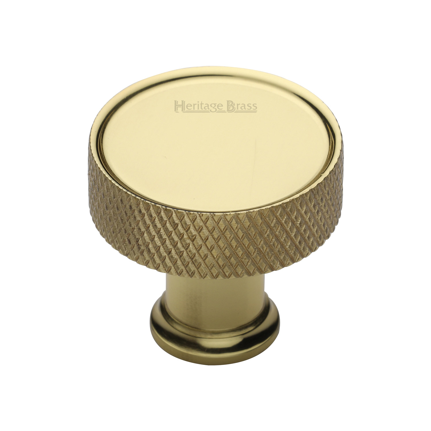 Florence Knurled Cabinet Knob - C4648 32-PB