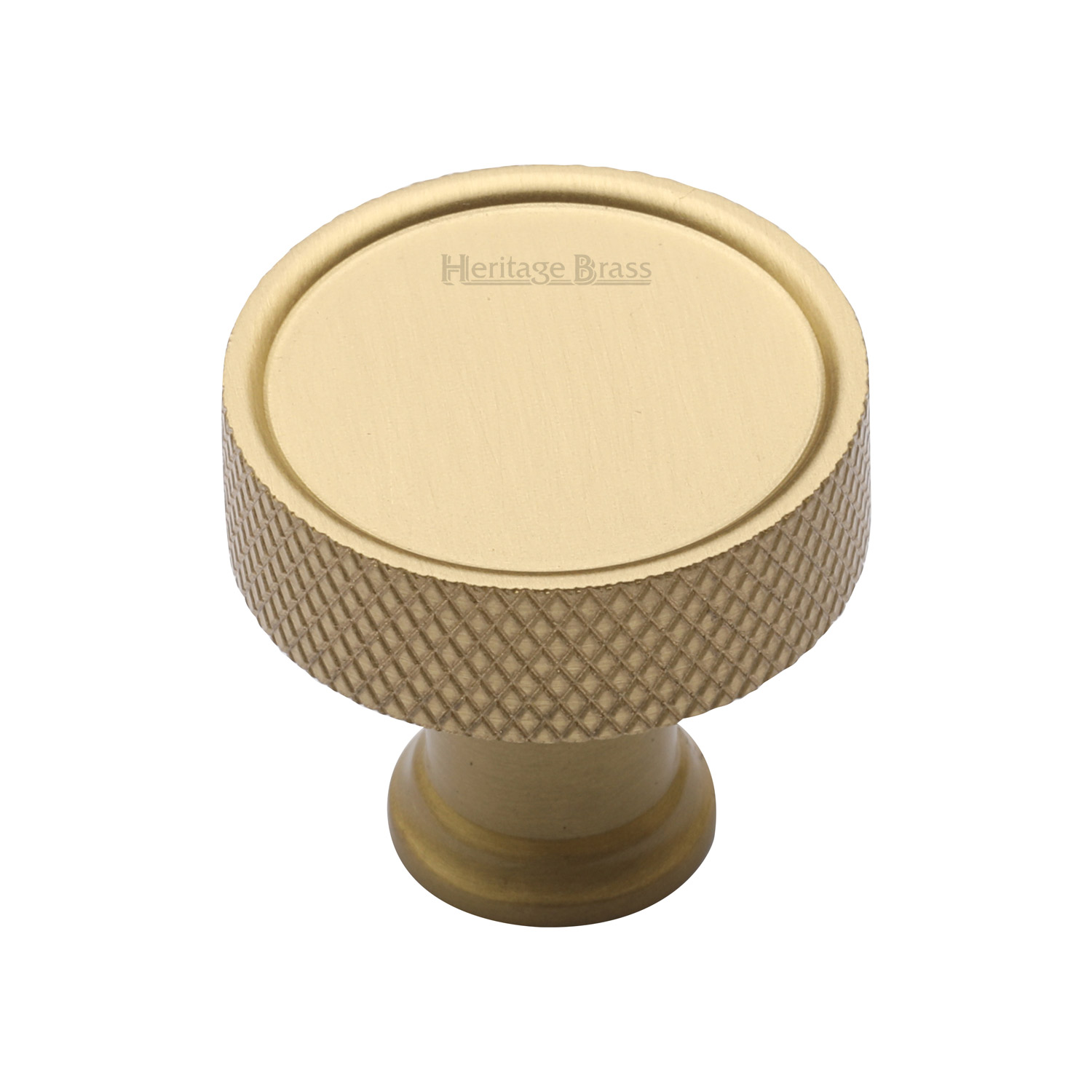Florence Knurled Cabinet Knob - C4648 32-SB