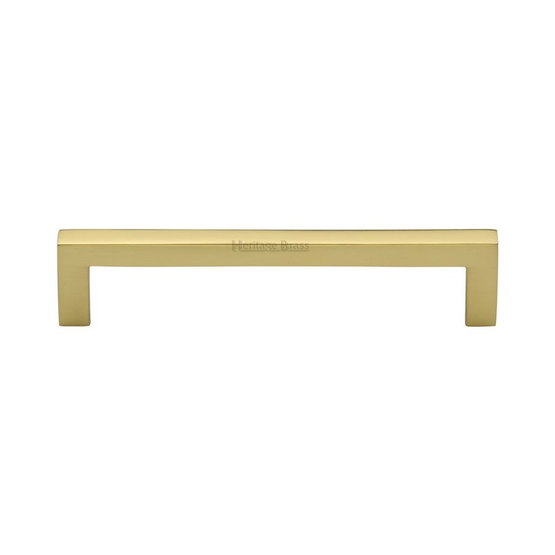 Square Metro Cabinet Pull Handle - C0339 128-PB