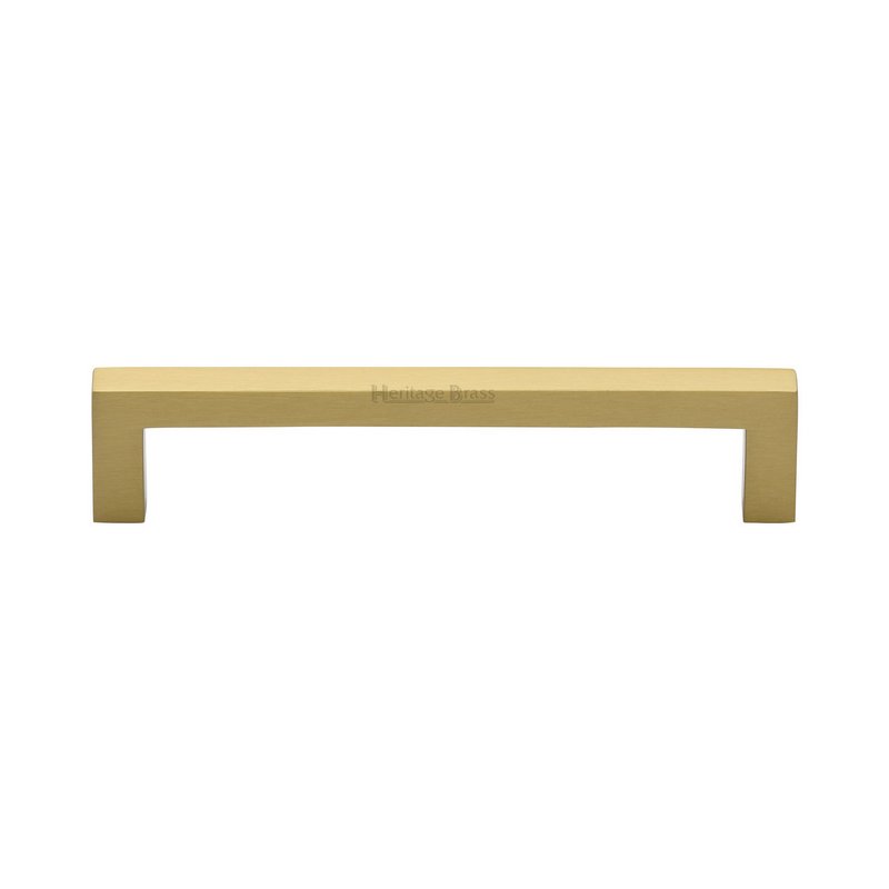 Square Metro Cabinet Pull Handle - C0339 128-SB