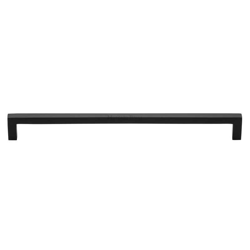 Square Metro Cabinet Pull Handle - C0339 256-BKMT